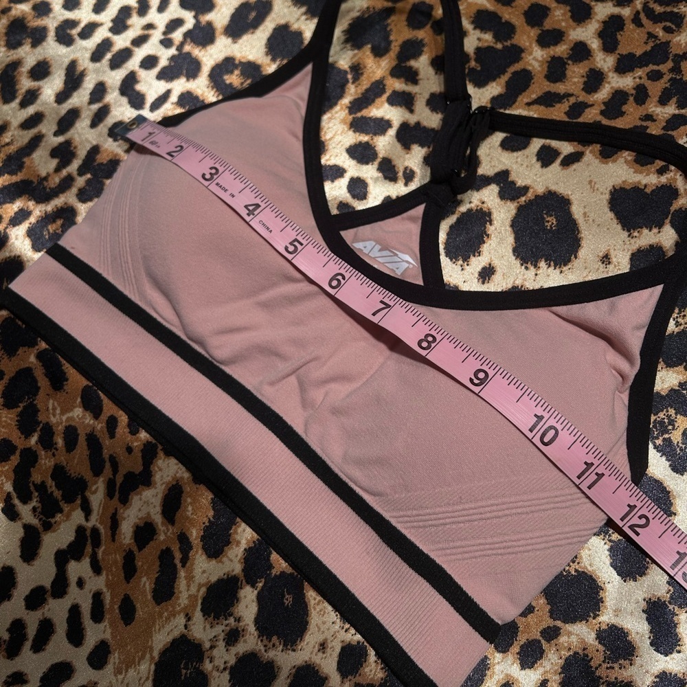 Avia Light Pink Seamless Cami Padded Sports Bra - Picture 5 of 6